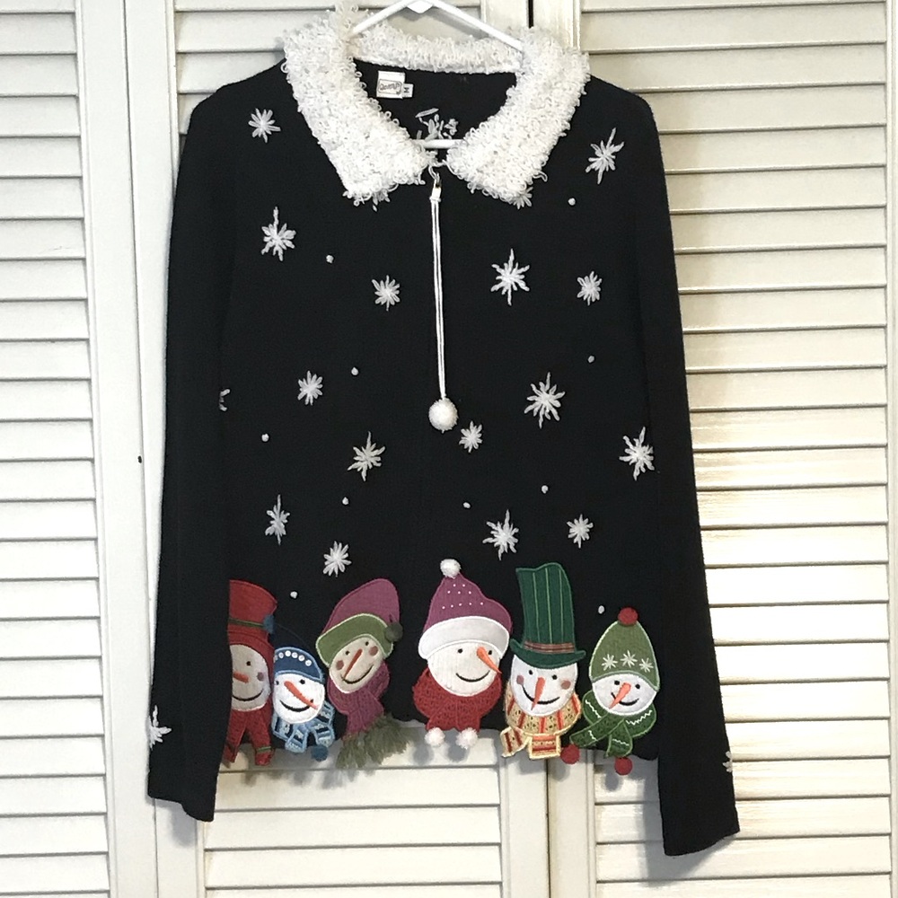 Christmas Sweater with Snowman